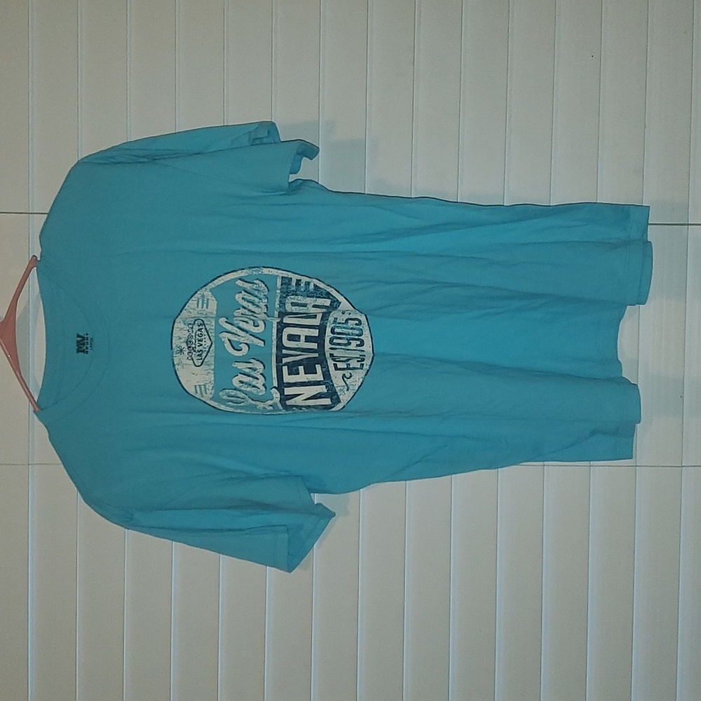 Large Teal Las Vegas Tee
